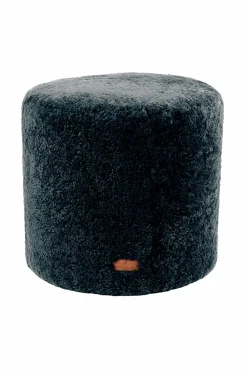 Shepherd Frida fåreskindspuf Black Best