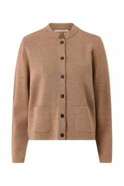 sibinlinnebjerg Trøjer & Cardigans>Cardigan Dell 3132 light camel