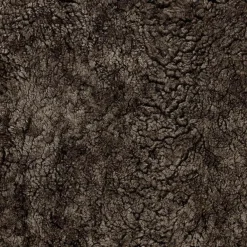 Skinnwille Fåreskind Curly Dobbelt Brown mellange