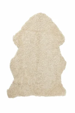 Skinnwille Skind & Skindtæpper>Fåreskind Curly Beige moonlight