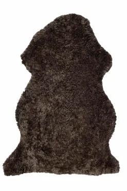 Skinnwille Skind & Skindtæpper>Fåreskind Curly Brown mellange