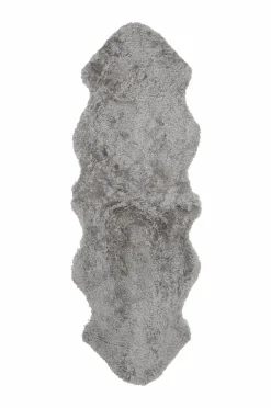 Skinnwille Skind & Skindtæpper>Fåreskind Curly Dobbelt Natural grey