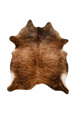 Skinnwille Skind & Skindtæpper>Koskindstæppe Brown/White/Black