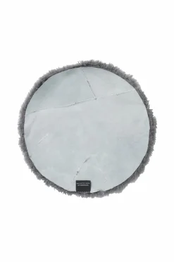 Skinnwille Pelshynde fåreskind rund Curly Gotland Grey