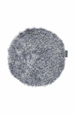 Skinnwille Pelshynde fåreskind rund Curly Grapphite Clearance