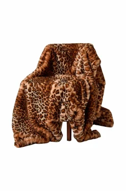 Skinnwille Tæpper & Plaider>Pläd Leo 140x220 cm Brun