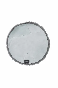 Skinnwille Udemøbler & Have|Møbeltekstiler>Rund siddepude Curly 4-pak Gotland grå