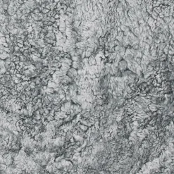 Skinnwille Rund siddepude Curly 4-pak Trækul Sølvgrå Sale