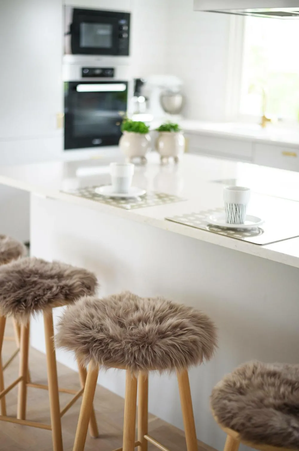 Skinnwille Sædehynde Gently 4-pak Beige Sale