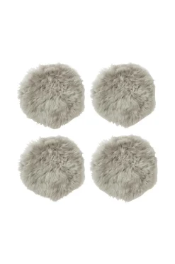 Skinnwille Sædehynde Gently 4-pak Sølvbeige New