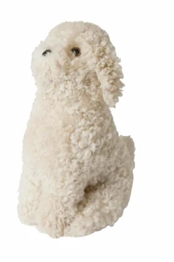 Skinnwille Snowy i fåreskind Curly Ivory Hot