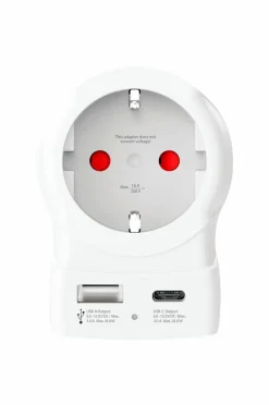 SKROSS Rejseadapter USB-A/USB-C 20W No color New