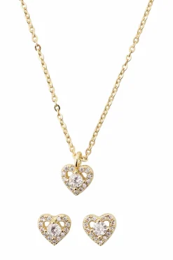 Snö of Sweden Sæt med halskæde og ørestikker Carol G/clear Discount