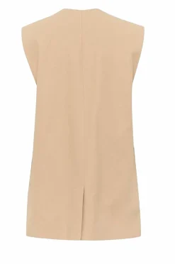 Soaked in Luxury Vest slCarry Waistcoat Travertine Clearance