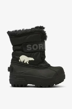 Sorel Vinterfodtøj|Boots, Støvler & Snørestøvler>Vinterstøvler Childrens Snow Commander Black, charcoal