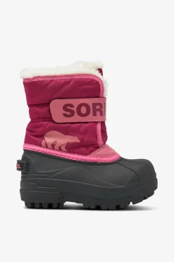 Sorel Vinterfodtøj|Boots, Støvler & Snørestøvler>Vinterstøvler Childrens Snow Commander Tropic Pink, De