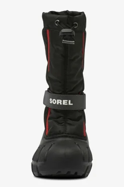 Sorel Vinterstøvler Youth Flurry Black, bright r Discount