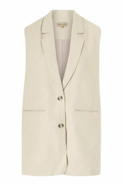 Soyaconcept Blazere & Veste>Vest ssSimi 1 Sand