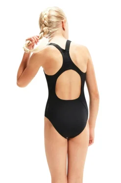 Speedo Badedragt Girls Endurance+ Medalist Black New