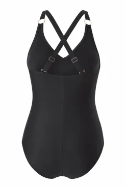 Speedo Badetøj|Badetøj>Badedragt Womens Shaping V Neck 1 Piece Black
