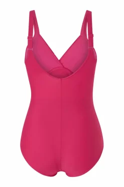 Speedo Badetøj|Badetøj>Badedragt Womens Shaping Cross Knot 1 Piece Pink