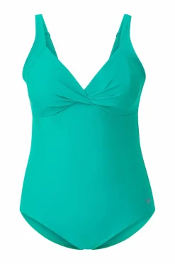 Speedo Badetøj|Badetøj>Badedragt Womens Shaping Cross Knot 1 Pc Blue/green