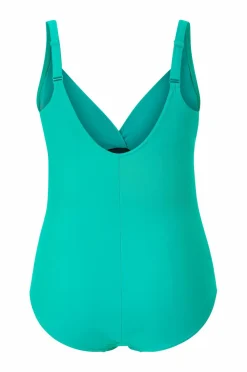Speedo Badetøj|Badetøj>Badedragt Womens Shaping Cross Knot 1 Pc Blue/green