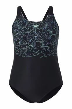 Speedo Badedragter|Badetøj>Badedragt Womens HyperBoom Placement Muscleback Green