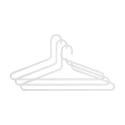 Spinder Design Entrémøbler>Bøjler (sæt med 3 stk.) Senza 6 Hvid