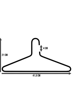 Spinder Design Bøjler (sæt med 3 stk.) Senza 6 Sort Hot