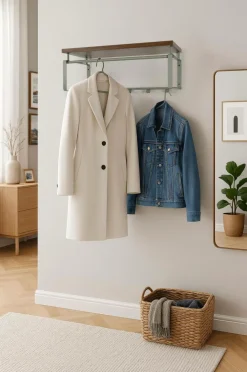 Spinder Design Knagerække Rex 3 Støvet grøn New