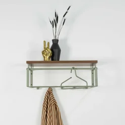 Spinder Design Knagerække Rex 3 Støvet grøn New