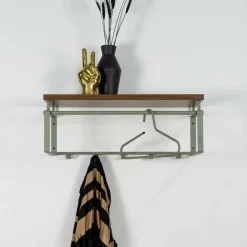 Spinder Design Knagerække Rex 3 Støvet grøn New