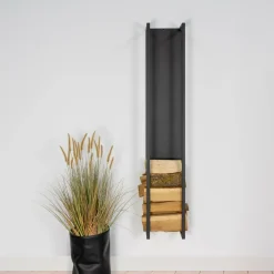 Spinder Design Småopbevaring>Opbevaring af træ Cubic Fire Sort