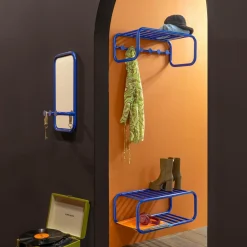 Spinder Design Retro Spejl Ultramarin Discount