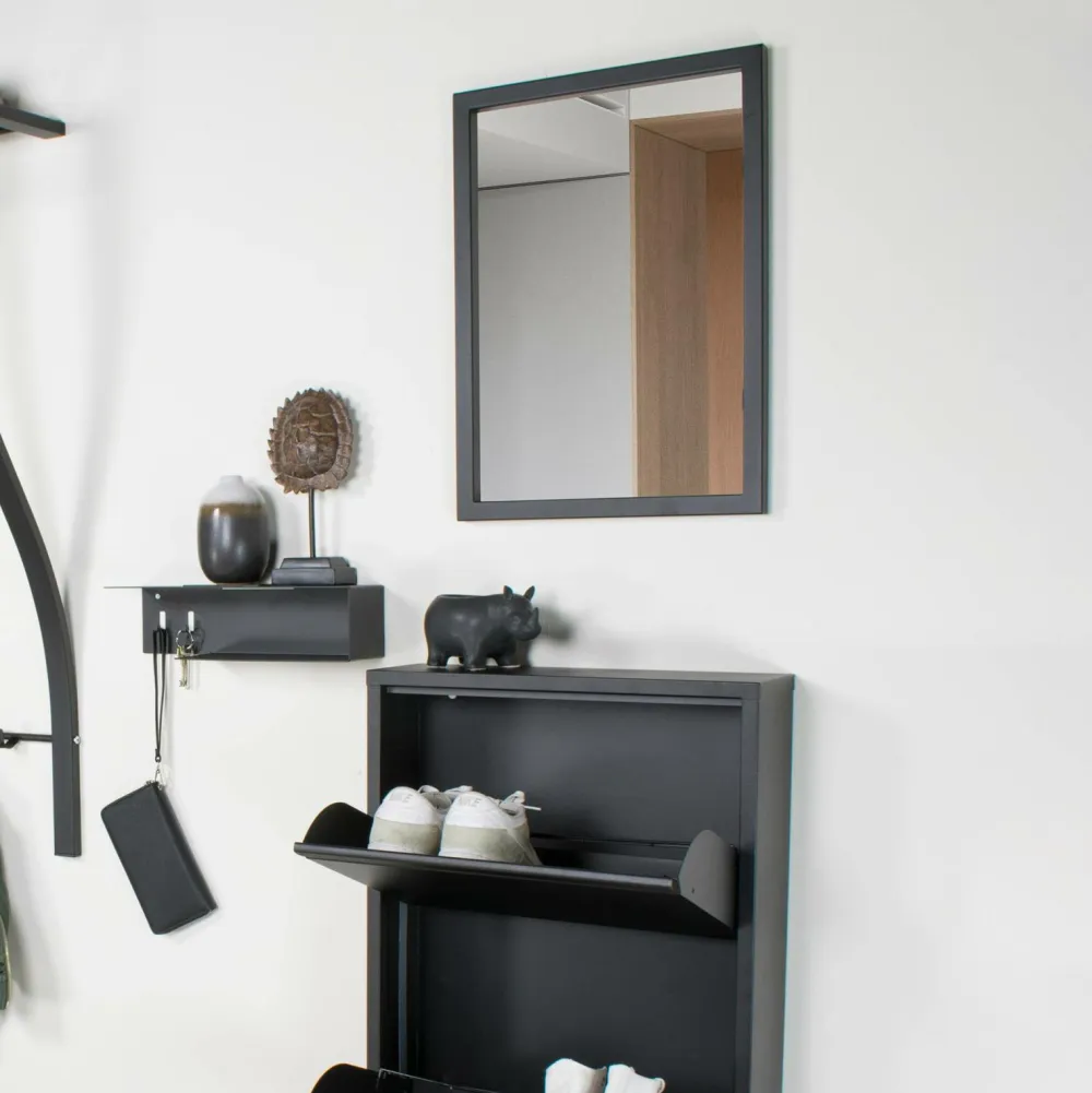 Spinder Design Spejle>Spejl Senza M1 Sort