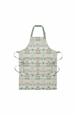 Spode Forklæde Morris & Co Strawberry Thief Cochineal /Willow Multi Discount