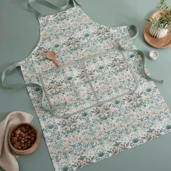 Spode Forklæde Morris & Co Strawberry Thief Cochineal /Willow Multi Discount