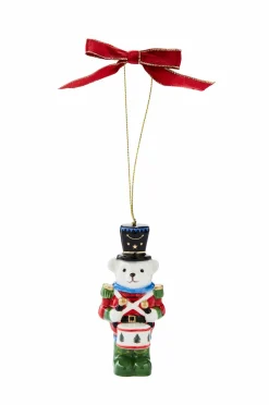 Spode Ornament bamse nøddeknækker Multi New