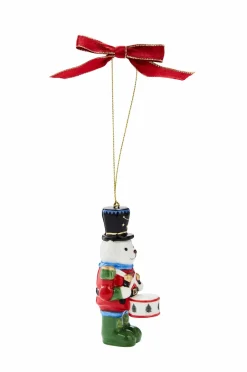 Spode Ornament bamse nøddeknækker Multi New