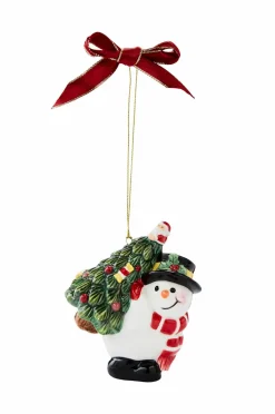 Spode Ornament Snemand bærer træ Multi Online