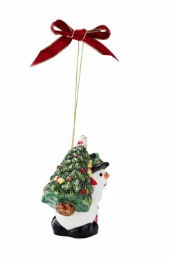 Spode Ornament Snemand bærer træ Multi Online