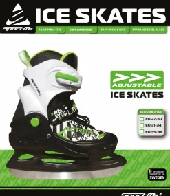 Sportme Skøjter, grøn str. 26-29 Best