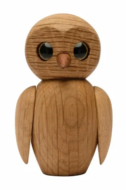 Spring Copenhagen Trædekoration Wise Ugle 7 cm Natur Online