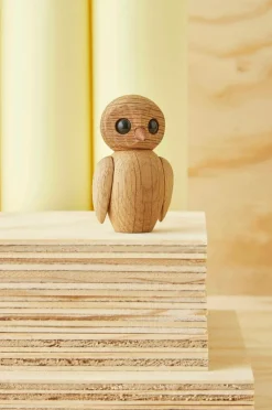 Spring Copenhagen Trædekoration Wise Ugle 7 cm Natur Online