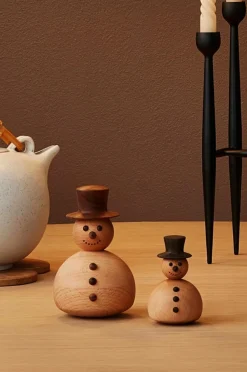 Spring Copenhagen Trædekoration The Snowman 9,4 cm Natur Hot