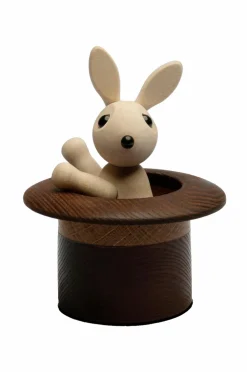 Spring Copenhagen Trædekoration The Magic Hat Kanin 9,5 cm Natur Discount