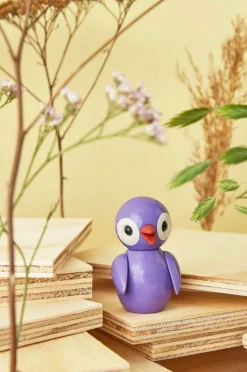 Spring Copenhagen Pynteting>Trædekoration Spring Birds 6,5 cm Legesyg lilla