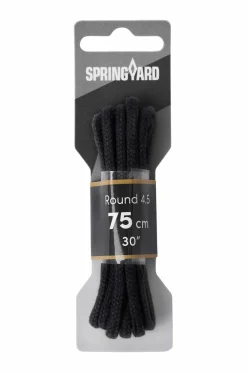 Springyard Skosnører Round 4.5 Black