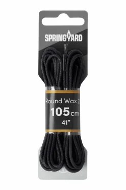 Springyard Skotilbehør|Espadriller>Skosnører Round Wax 2.0 Black